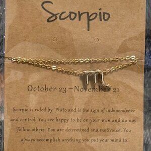 Zodiac sign anklet